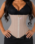 PREMIUM WAIST TRAINER BEIGE (gold ziper limited edition )
