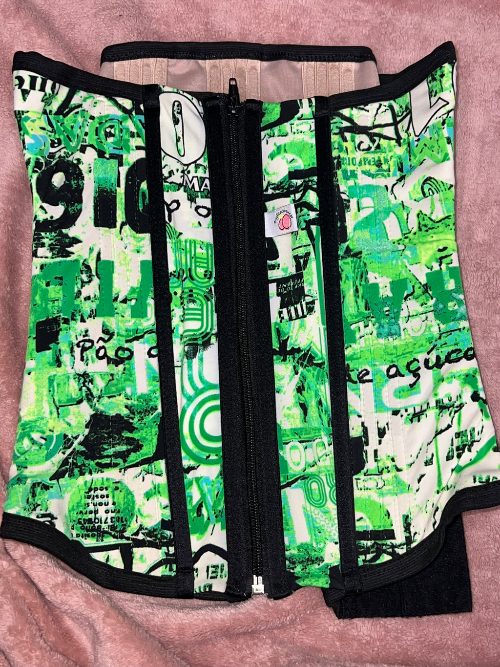 GREEN BLACK  WAIST TRAINER  (limited edition)