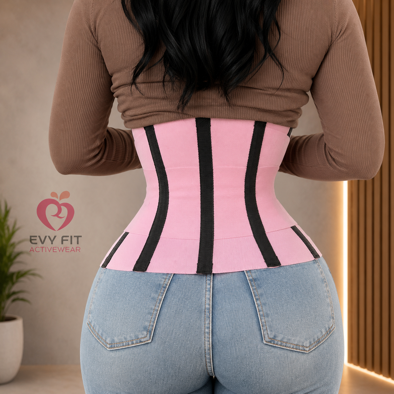 HOUR GLASS LONG TORSO BABY PINK